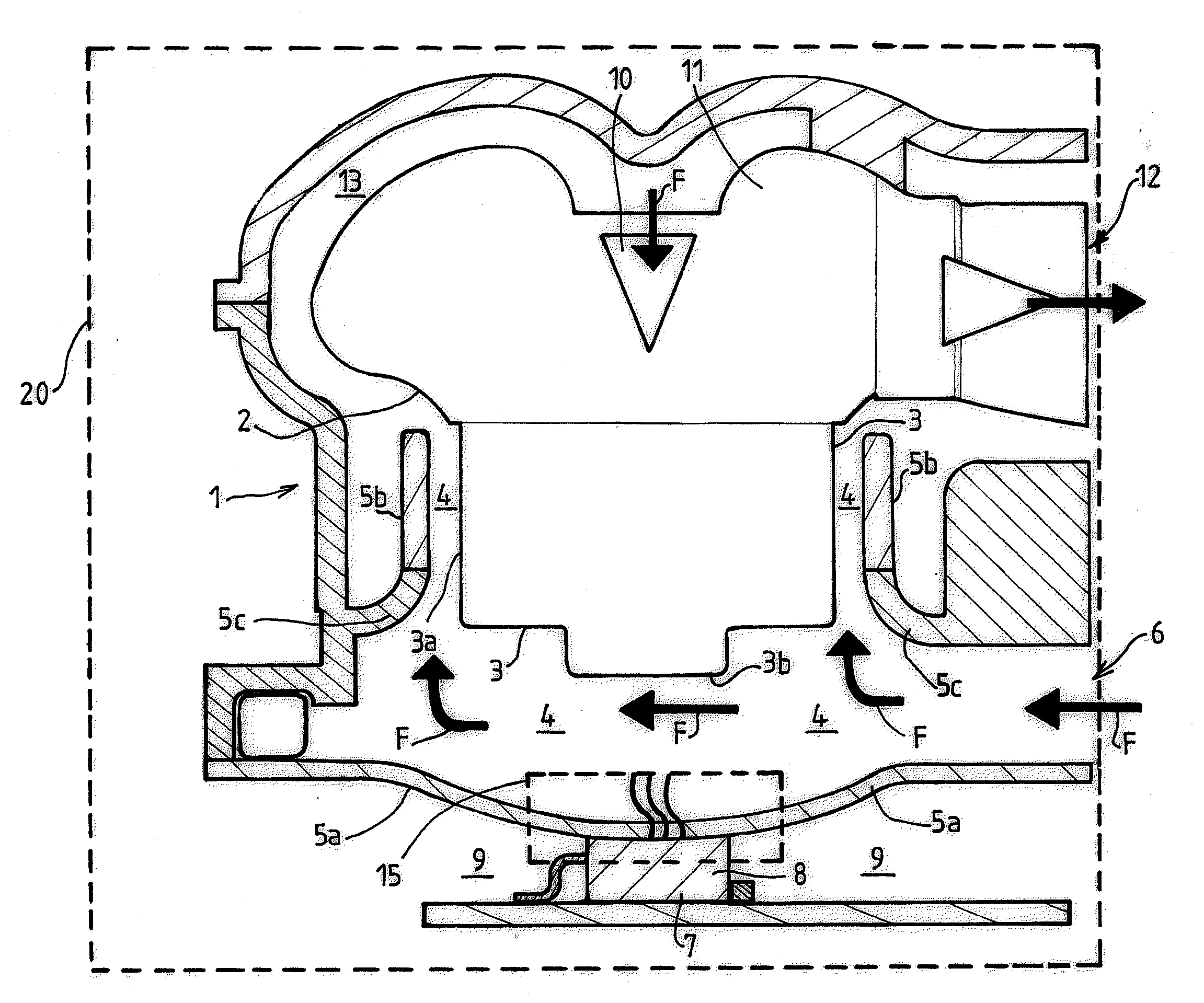 Micro-soufflante pour appareil d’assistance respiratoire a refroidissement ameliore