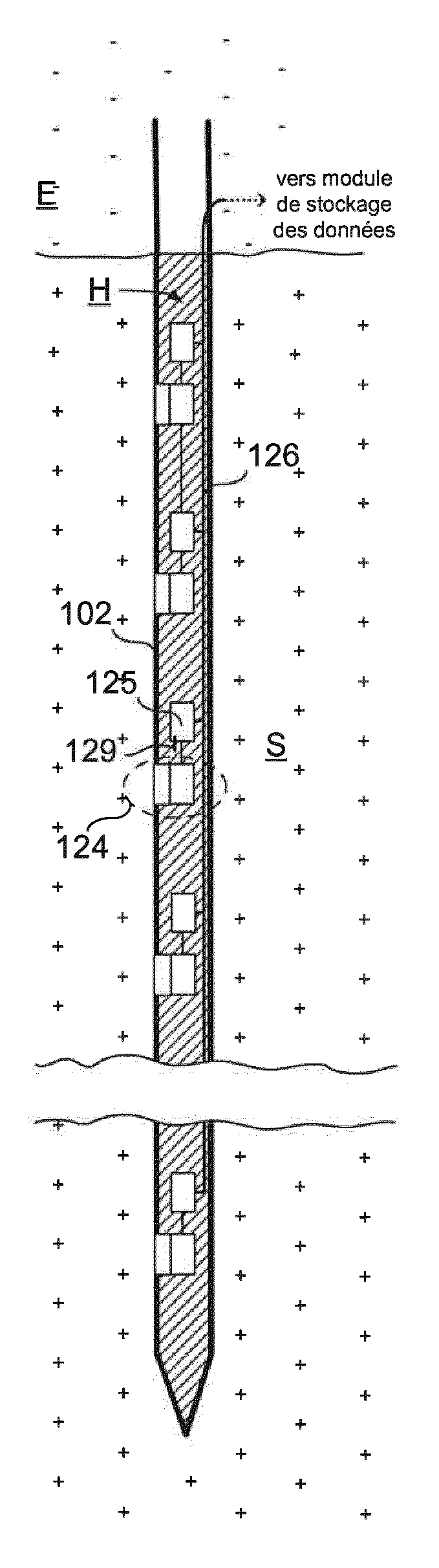 Systeme de mesure de la pression interstitielle dans le sediment marin