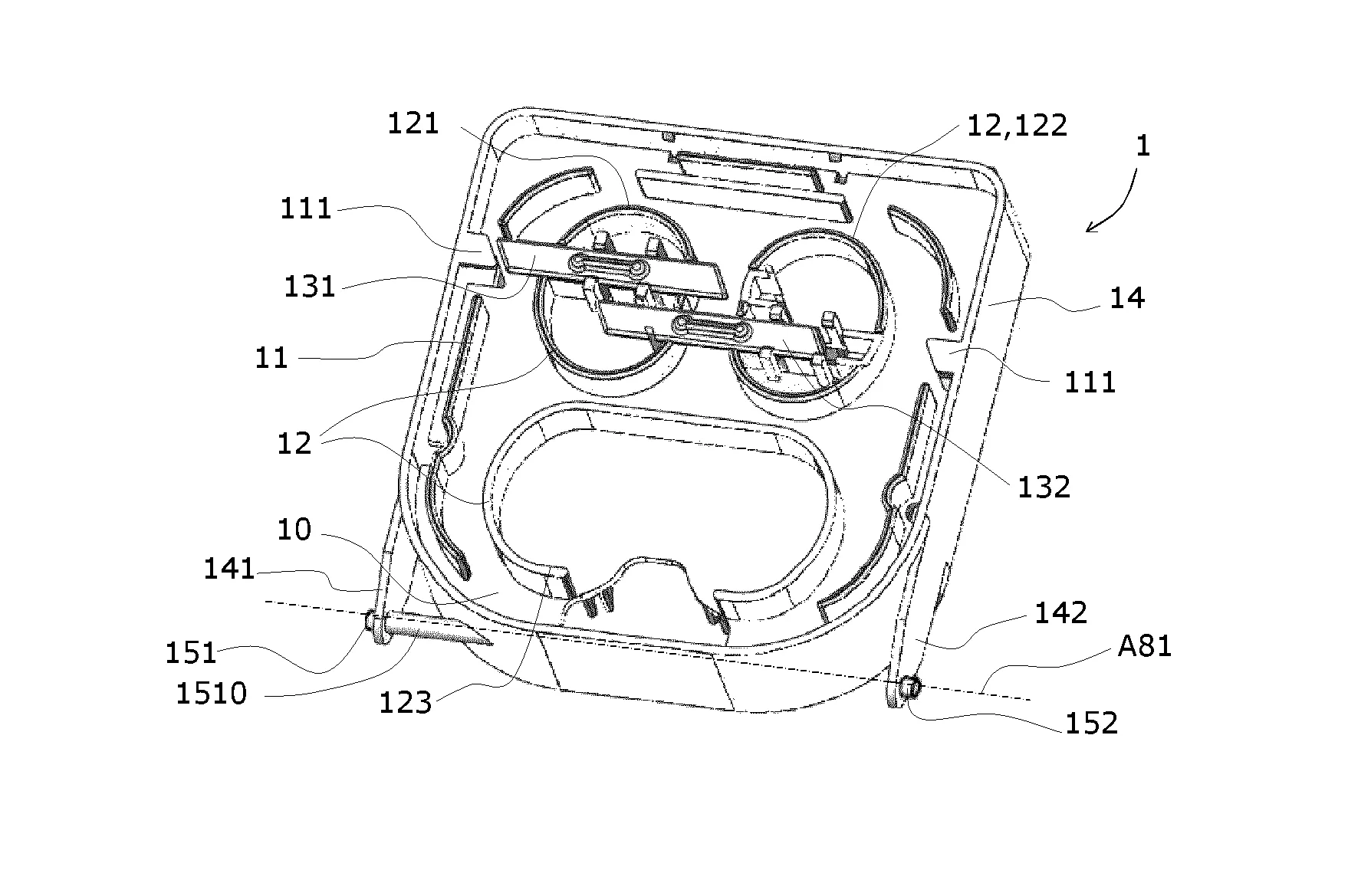 Cassette de lovage de fibre optique, appareil et procede mettant en œuvre une telle cassette