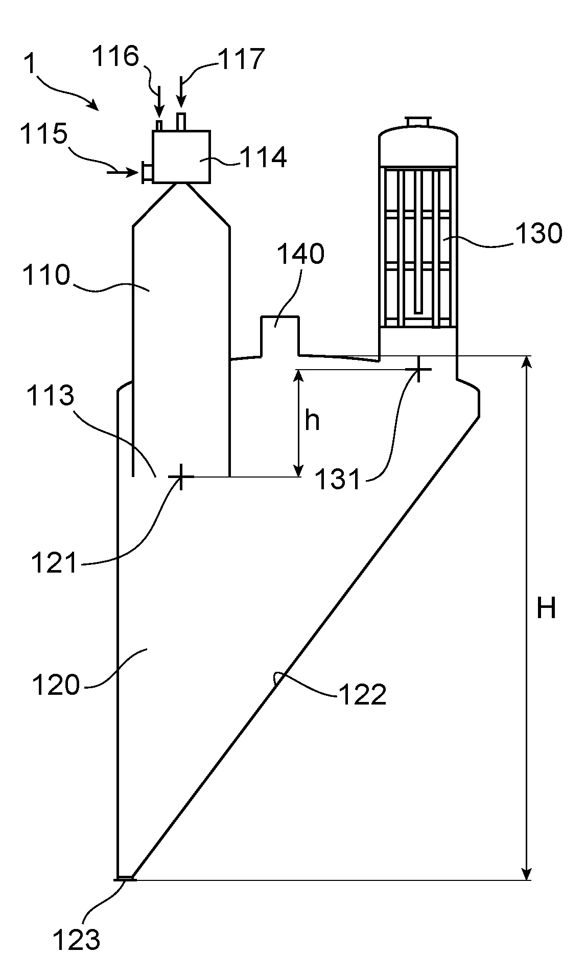 Installation, procede de denitration thermique, utilisation d'une telle installation et produit obtenu par un tel procede