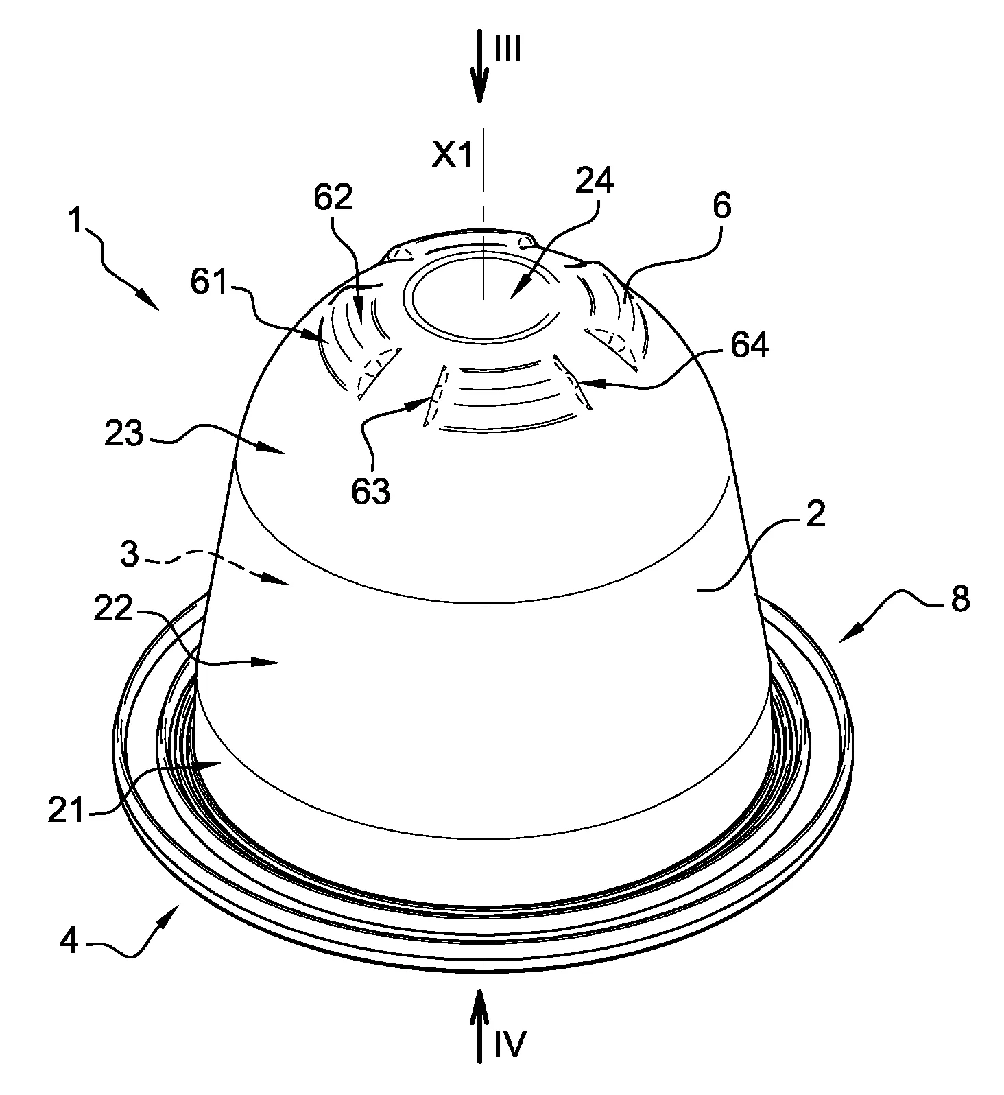 Capsule pour la preparation d'une boisson, procede de fabrication et procede de mise en oeuvre