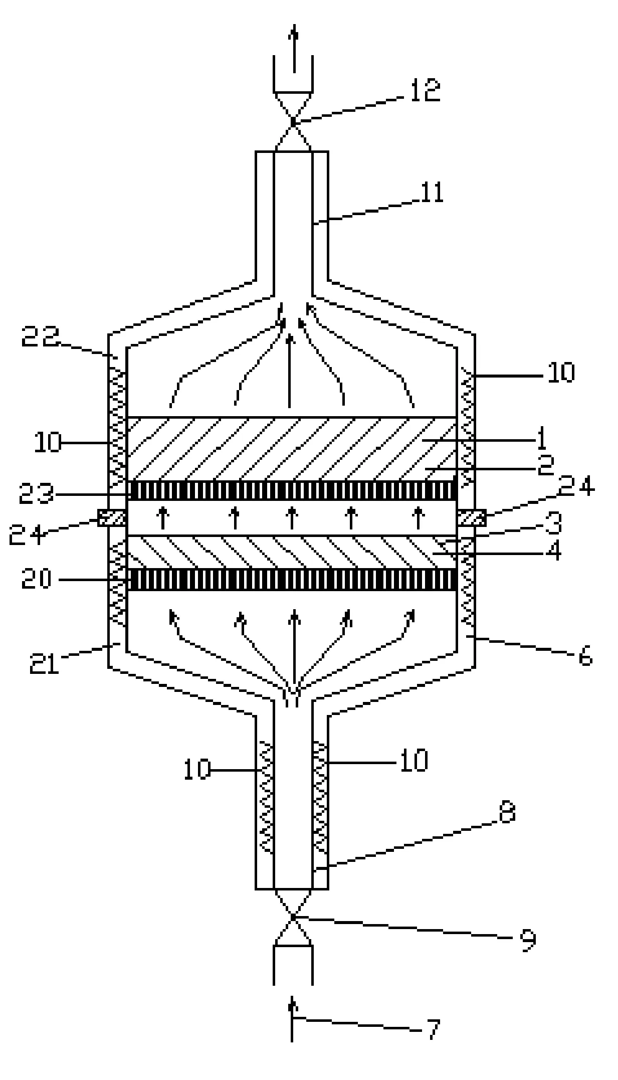 Procede permettant de retirer les oxydes presents a la surface des nodules d'une poudre metallique avant l'utilisation de celle-ci dans un procede industriel