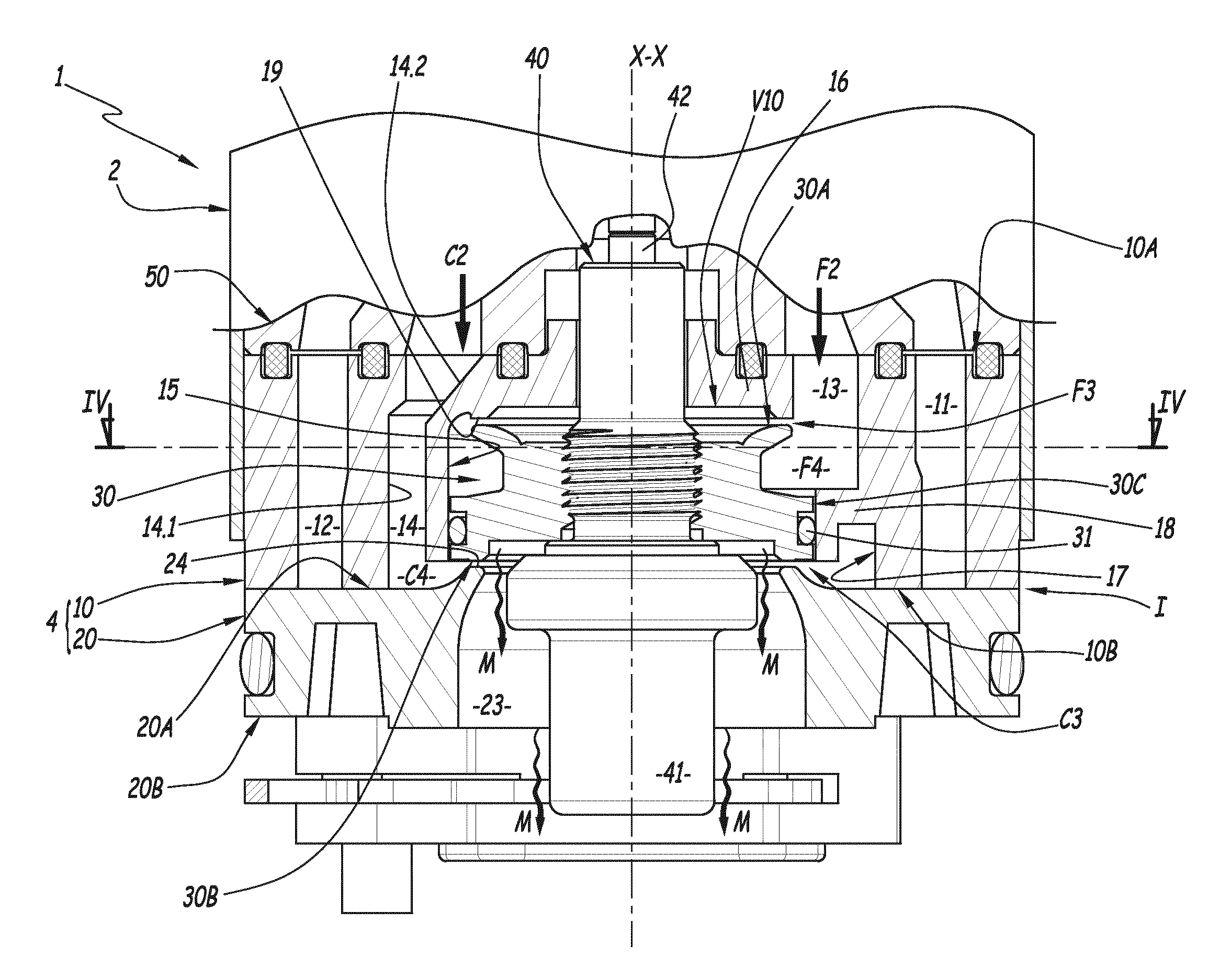 Cartouche thermostatique de regulation de fluides chaud et froid a melanger