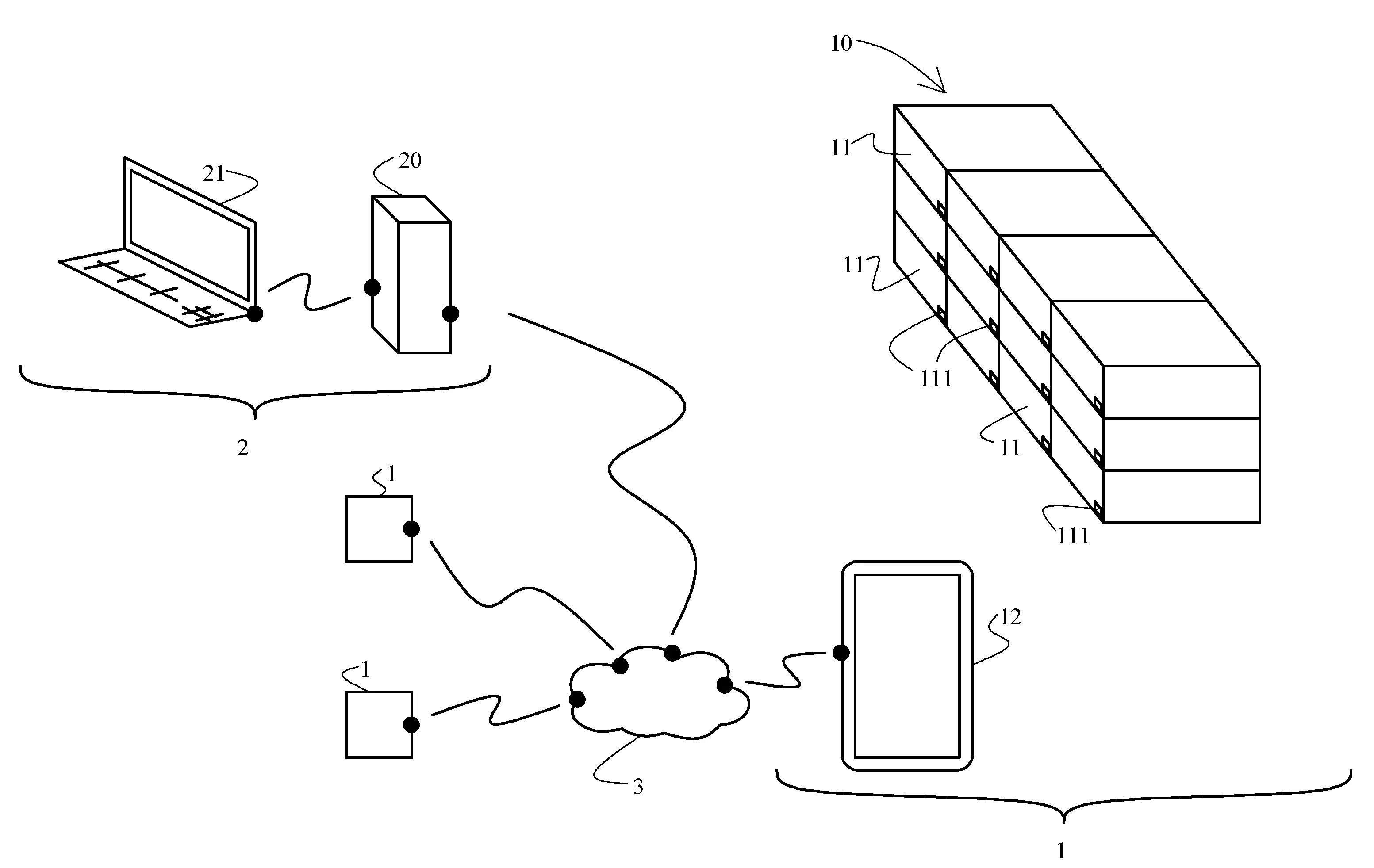 Systeme et procede de gestion du stock d'etres vivants presents dans des lieux de stockage d'un magasin