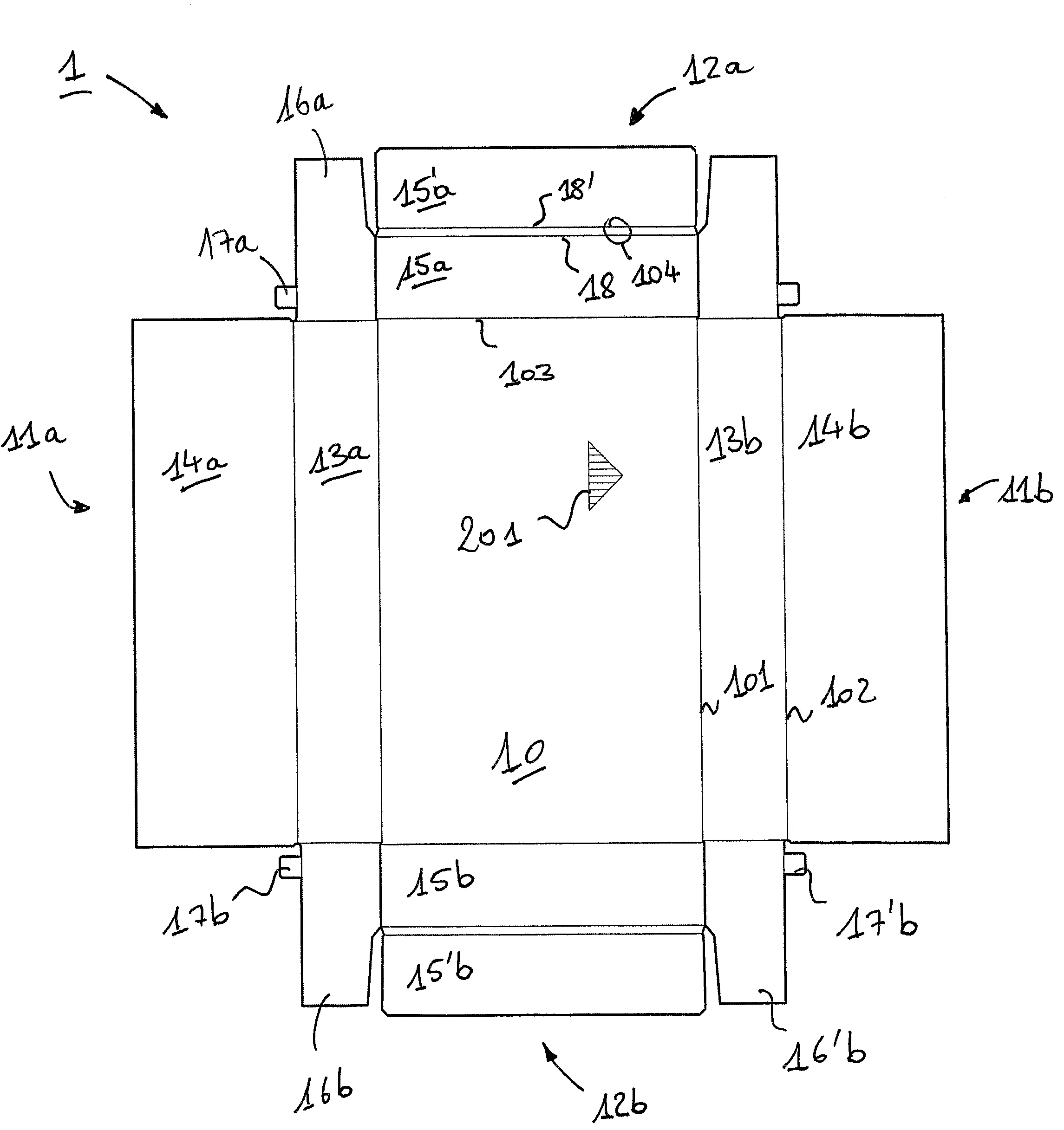 Machine de pliage de carton d'emballage et carton d'emballage adapte