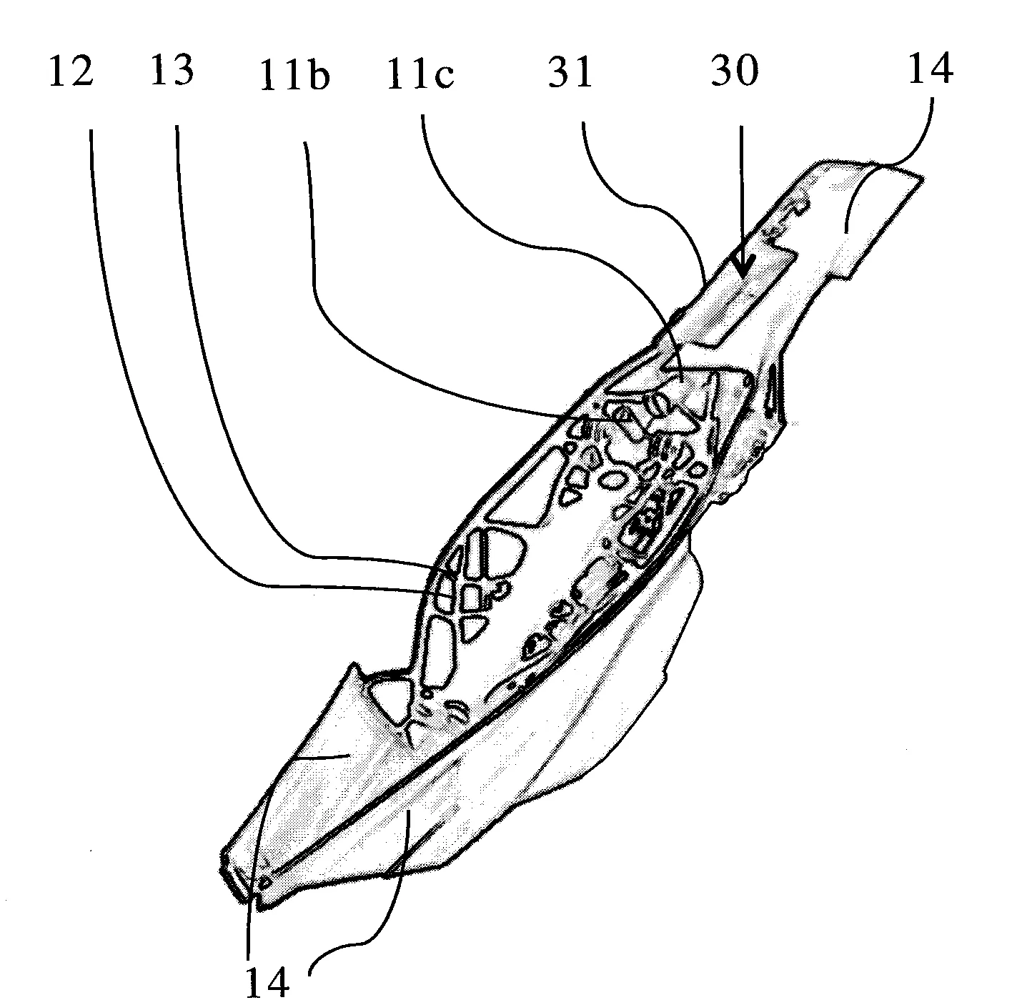 Mat de moteur d'aeronef a ossature multifonctionnelle integree