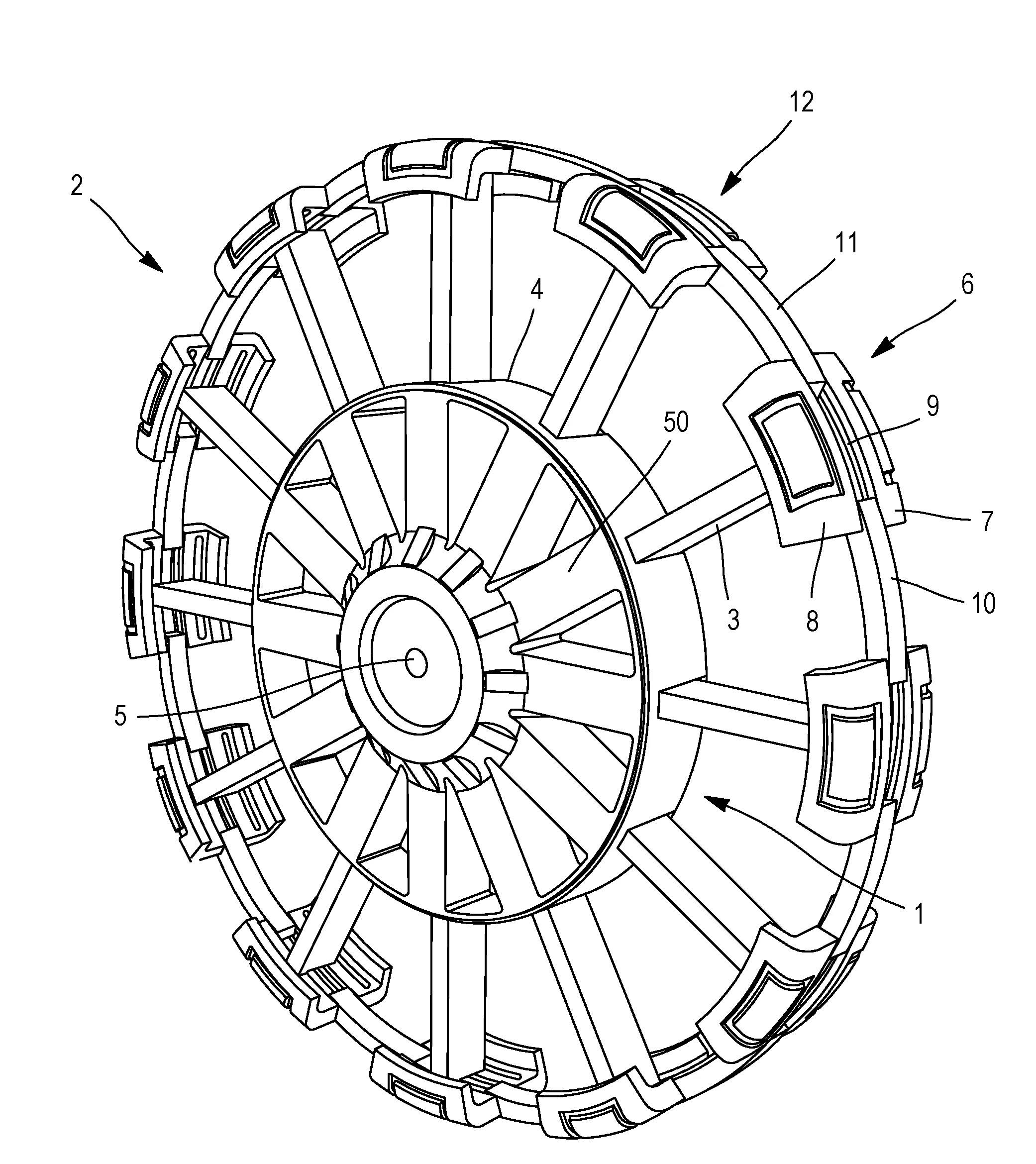 Roue a diametre variable