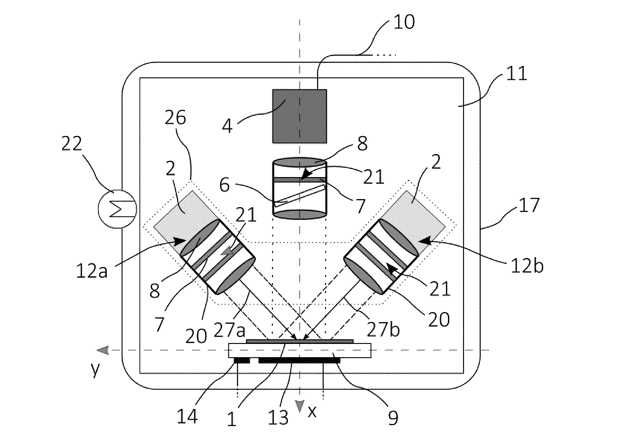 Dispositif portable optique pour la detection de fluorescence.