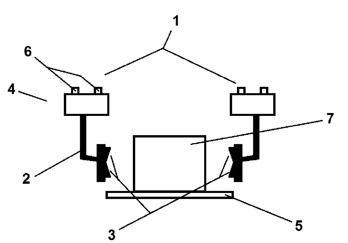 Dispositif de poinconnage bilateral pour element de construction