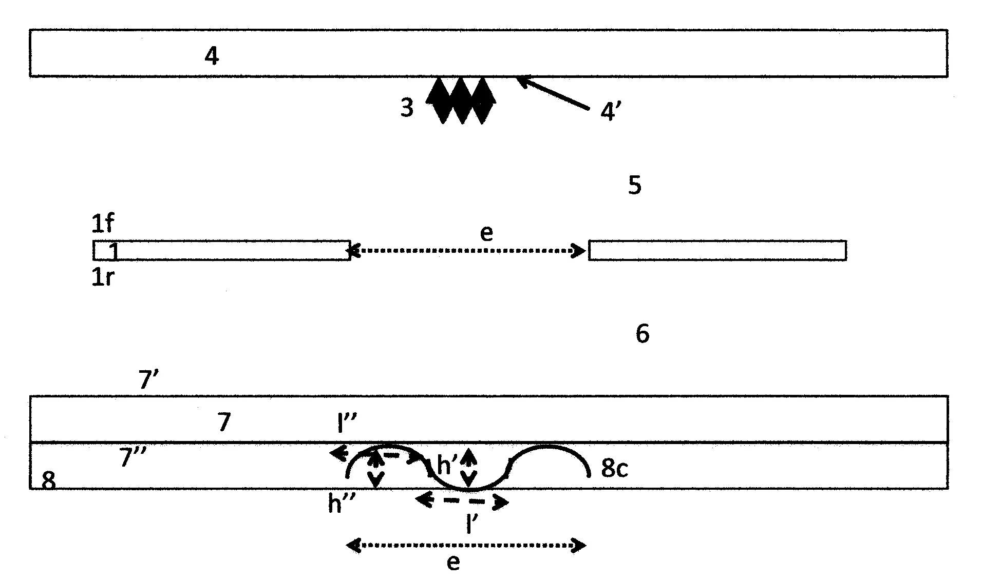 Dispositif optique photovoltaique a filtration plasmonique frontale et multirefringence variable arriere simple convave et double convexe localement