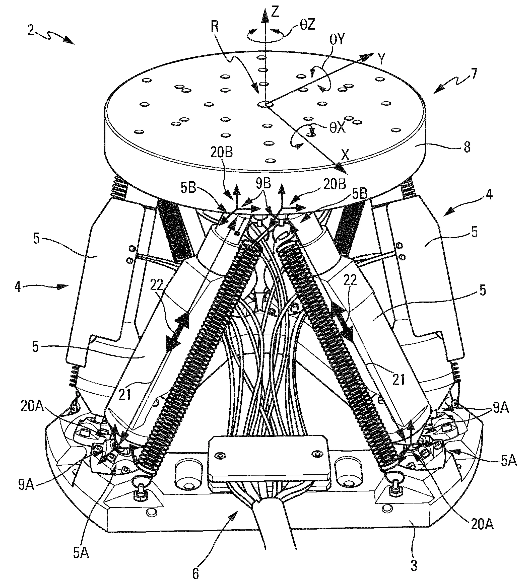 Procede et systeme de compensation d’erreurs de precision d’un hexapode.