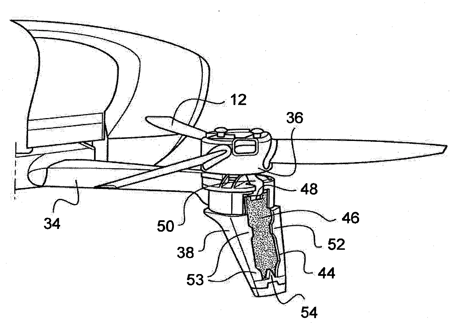 Drone ayant un support logeant une antenne