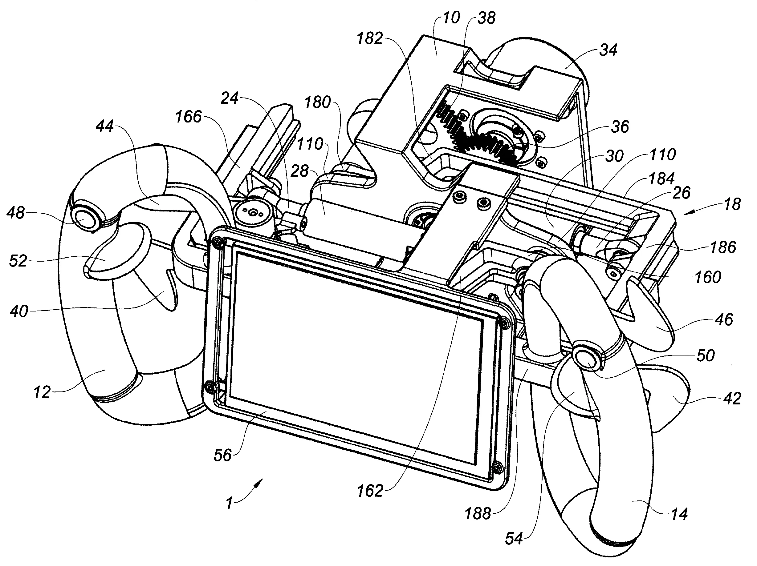 Volant de direction ergonomique pour vehicule automobile et systeme de commande de direction comportant un tel volant