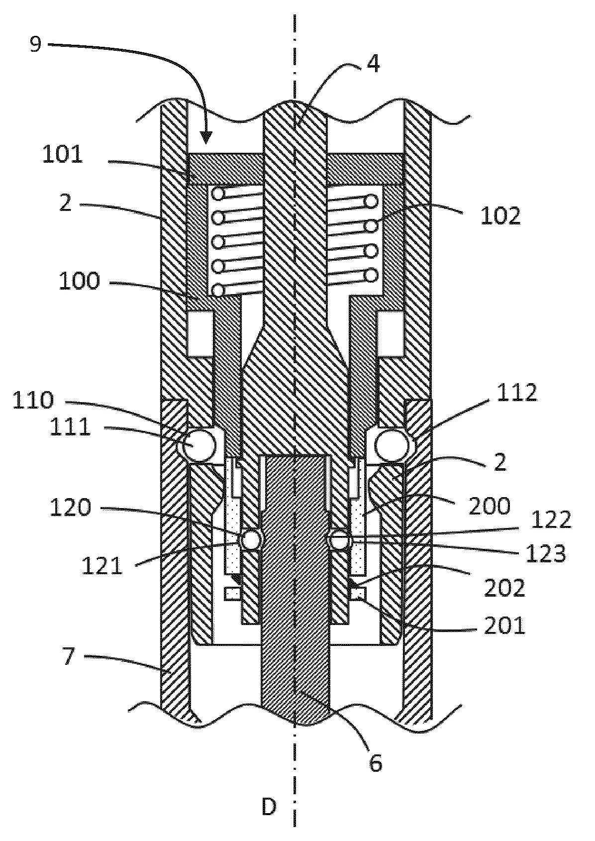 Machine portative polyvalente modulaire et procede de verrouillage et de deverrouillage d'un module amovible