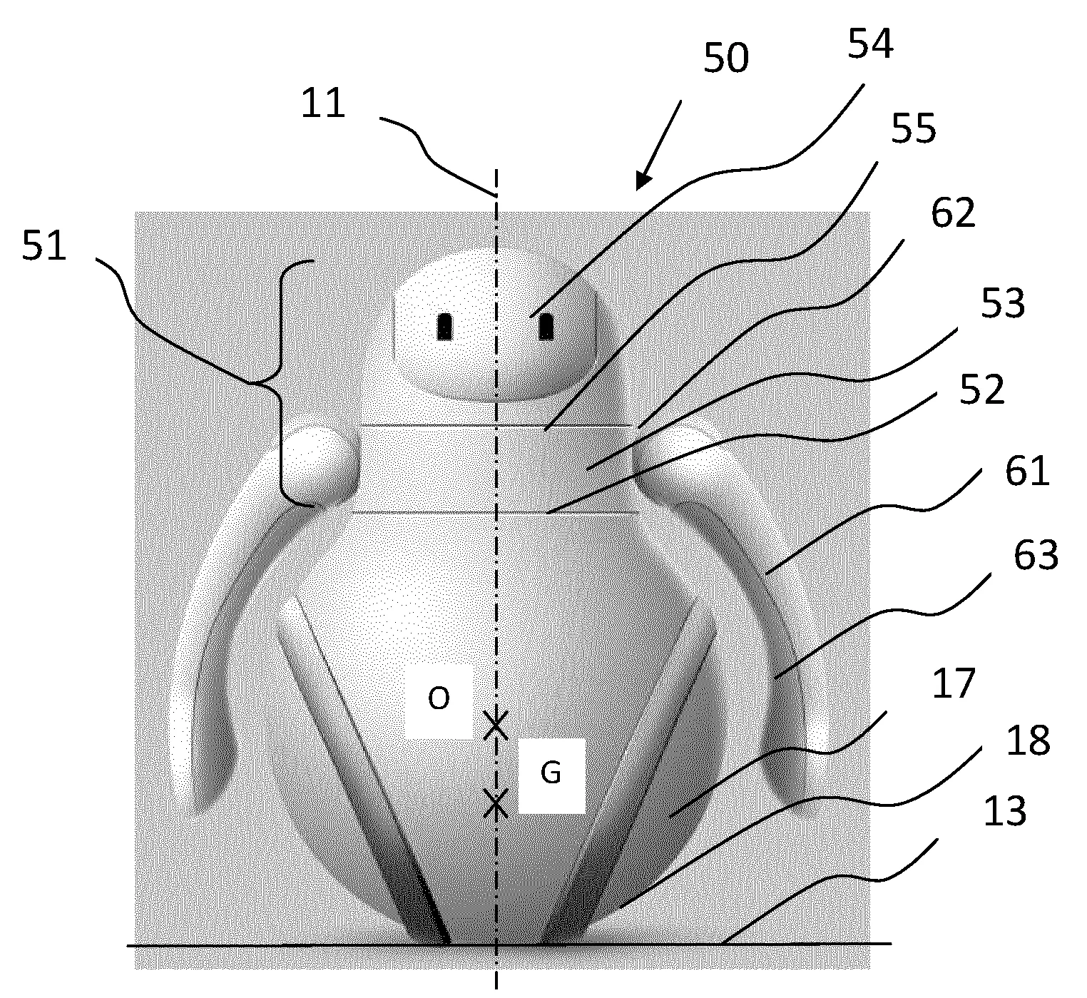 Robot a caractere humanoide motorise