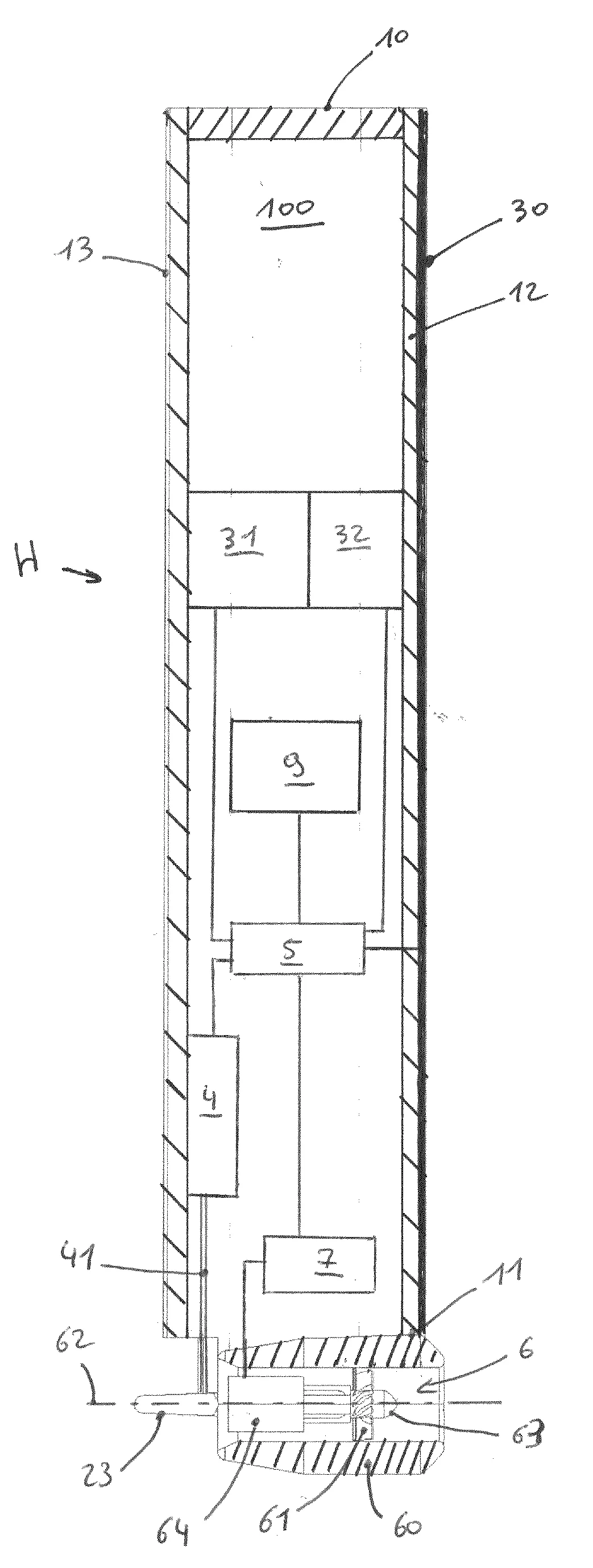 Aile portante en forme de t inverse adaptee pour etre installee sur un bateau