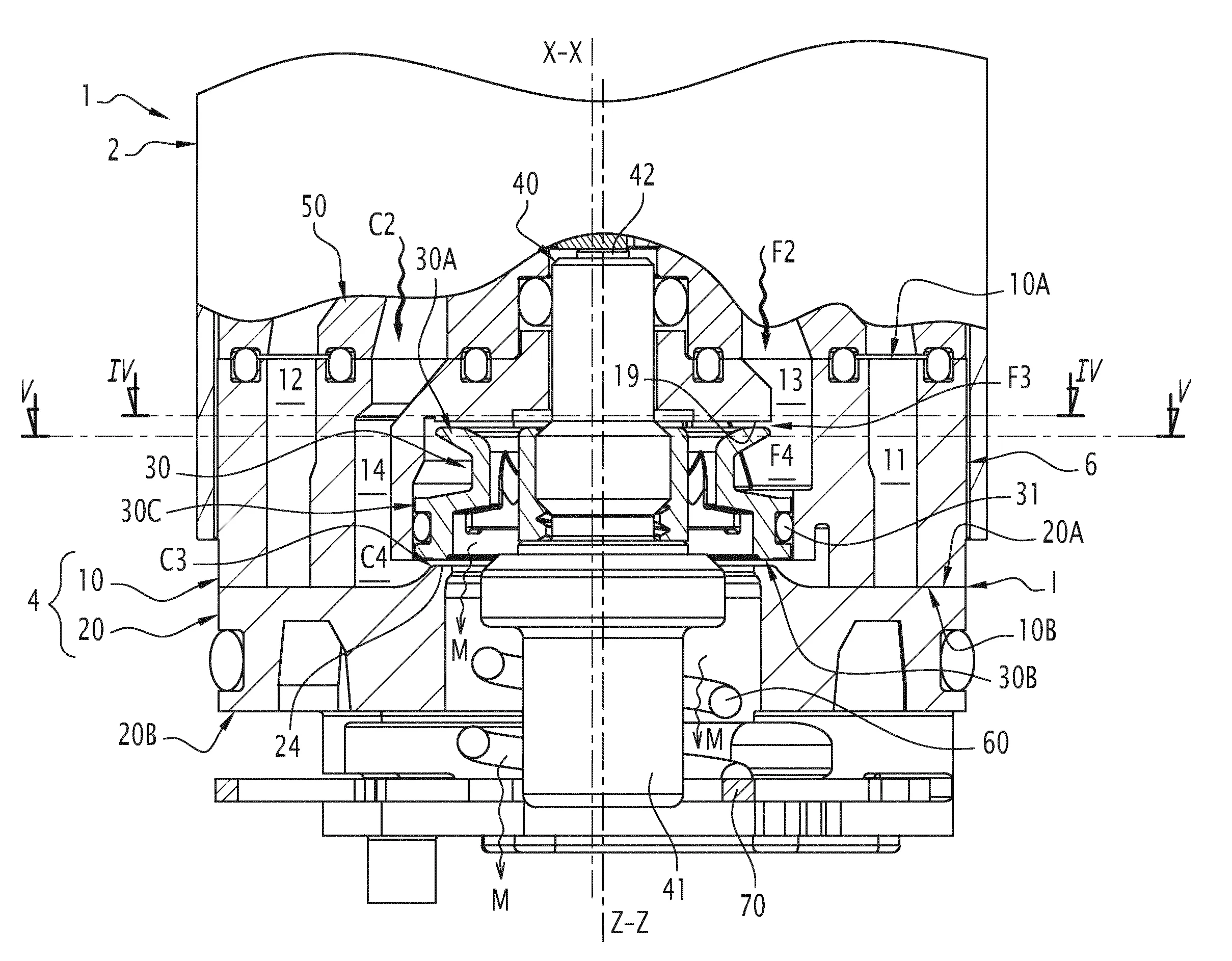 Cartouche thermostatique de regulation de fluides chaud et froid a melanger