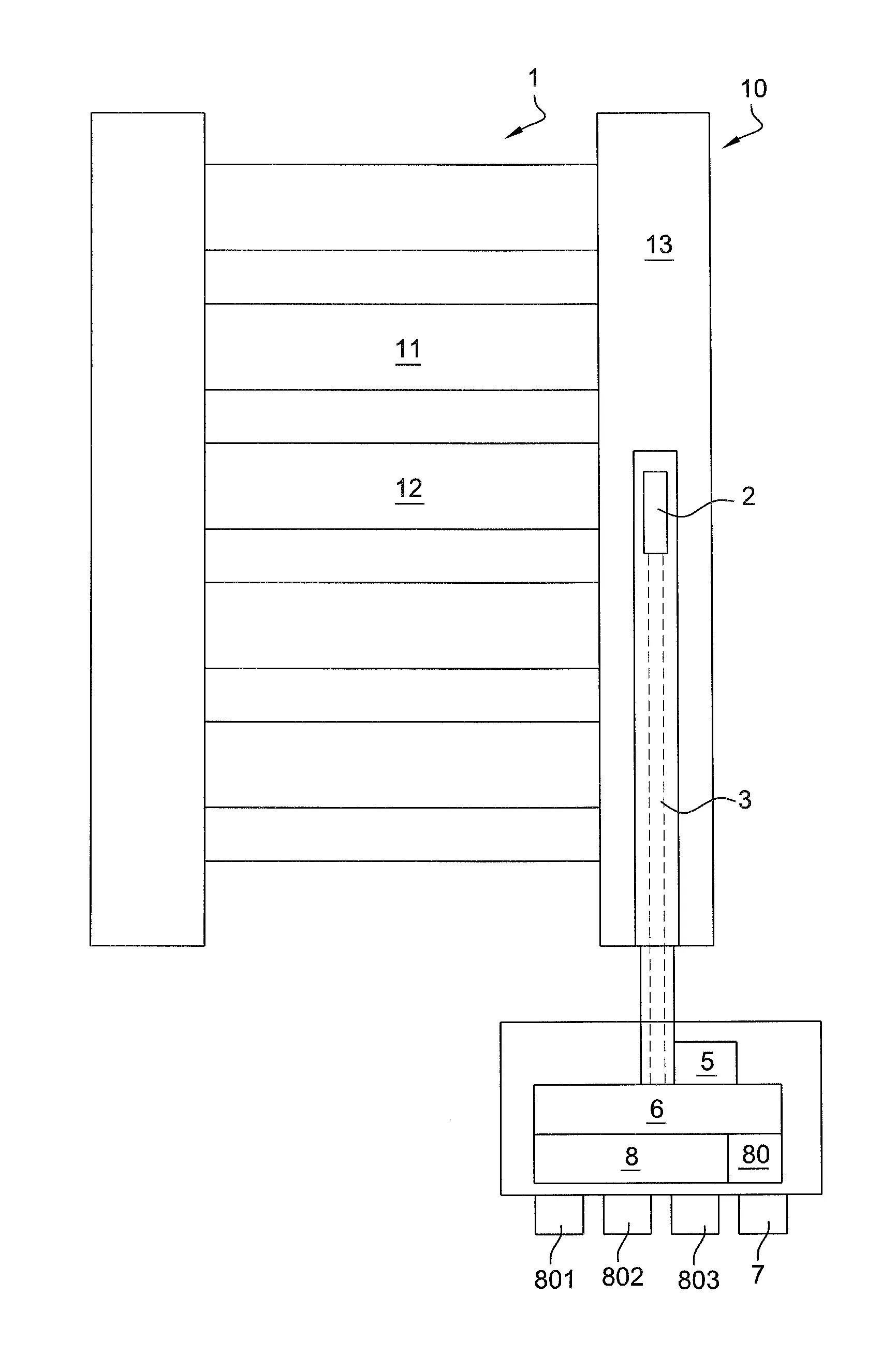 Appareil de chauffage, de preference de type seche-serviette, pour le chauffage d'une salle de bain