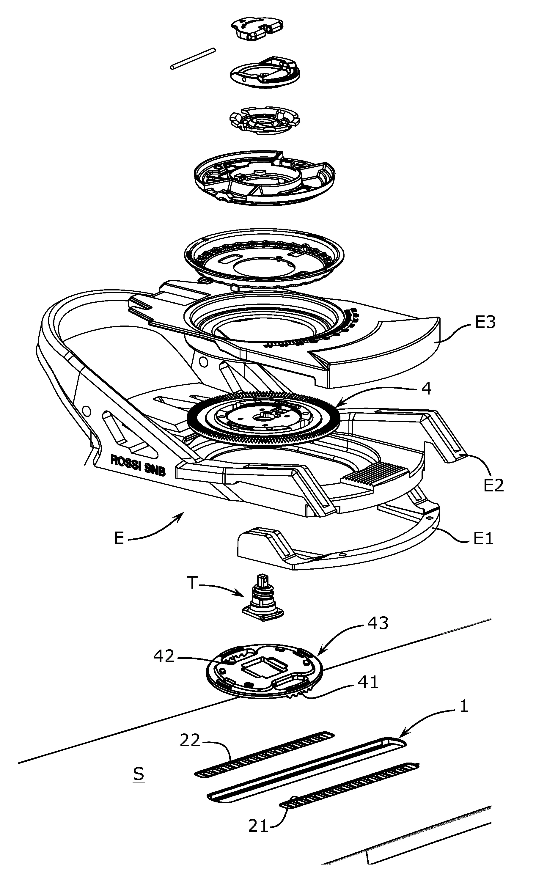 Dispositif de fixation pour planche de glisse, planche equipee d’un tel dispositif et embase de reception de chaussure adaptee a ladite planche
