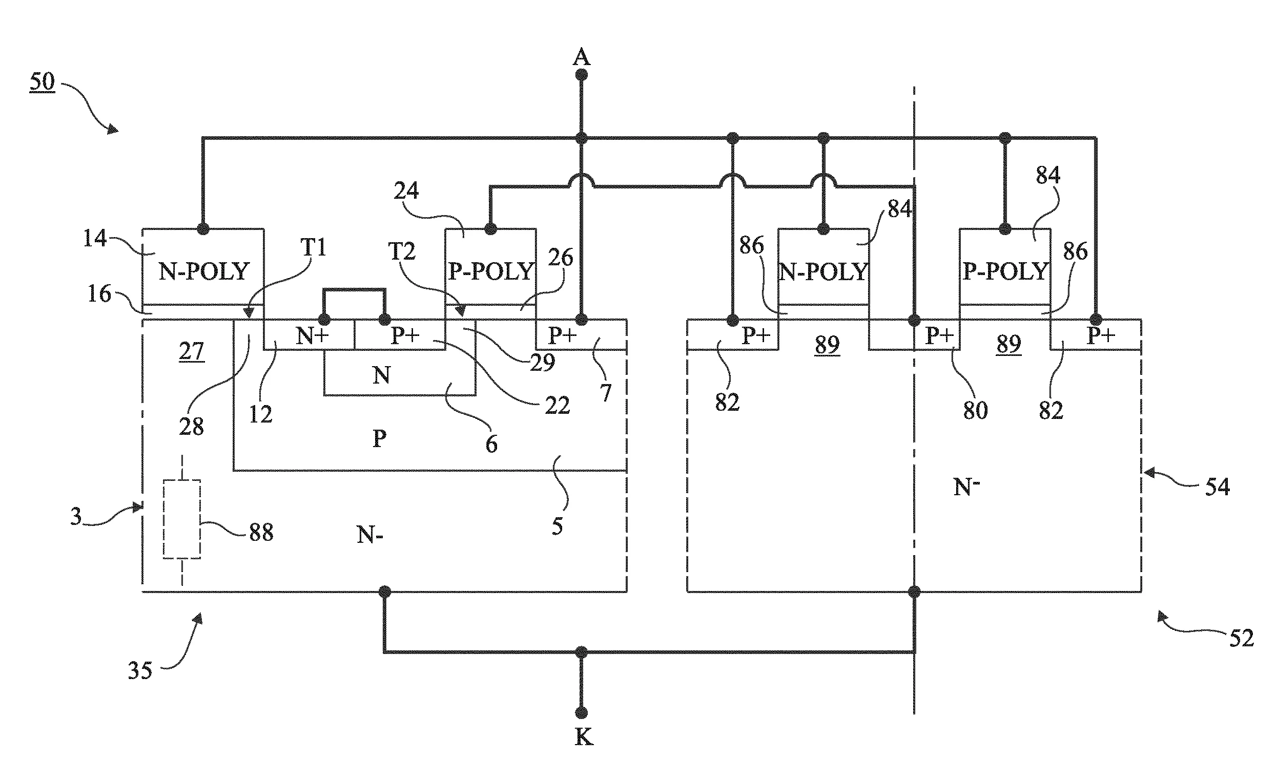 Structure de diode