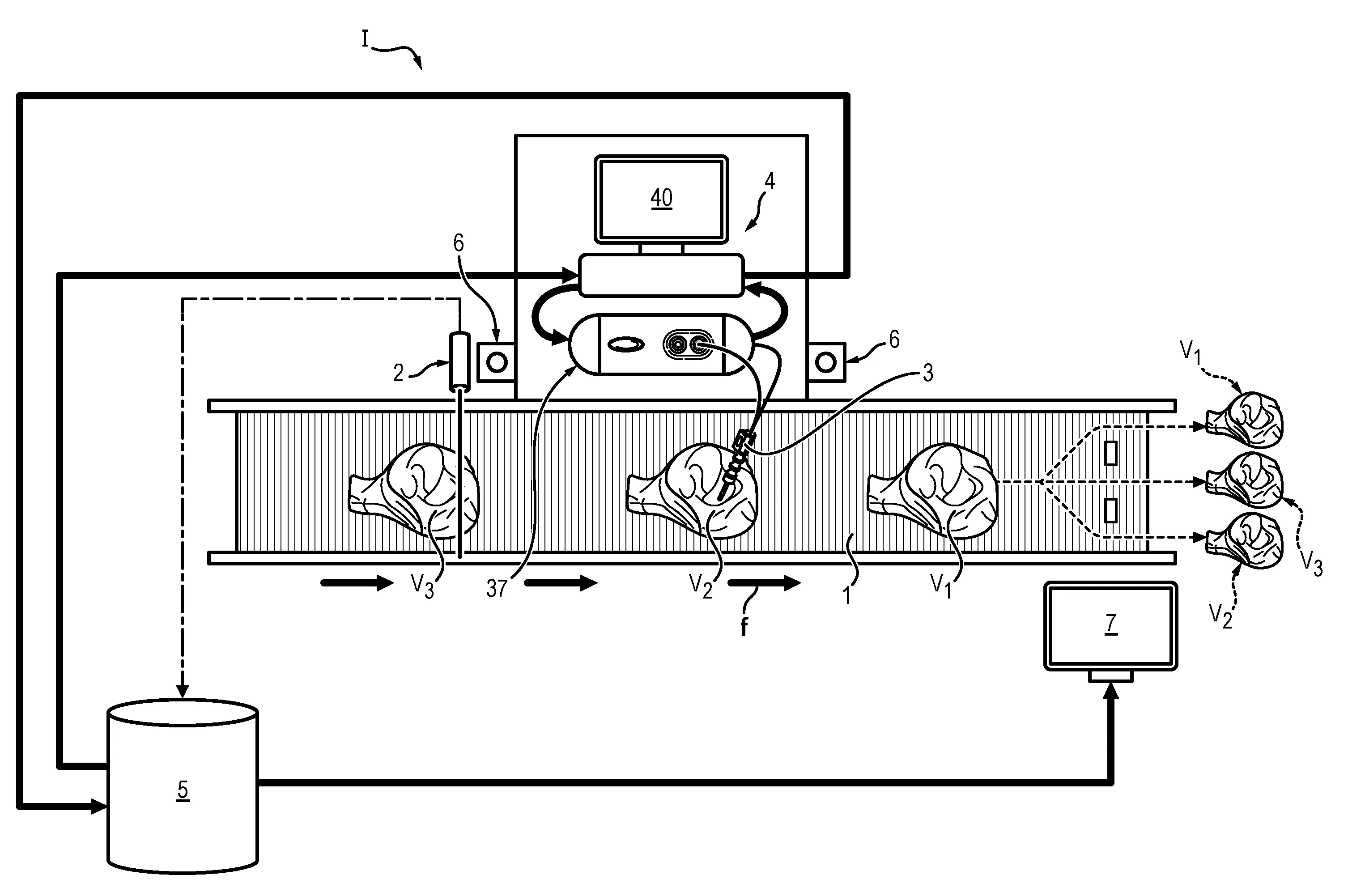 Installation et procede d'aide a la determination de la qualite de pieces de viande provenant d'animaux abattus precedemment