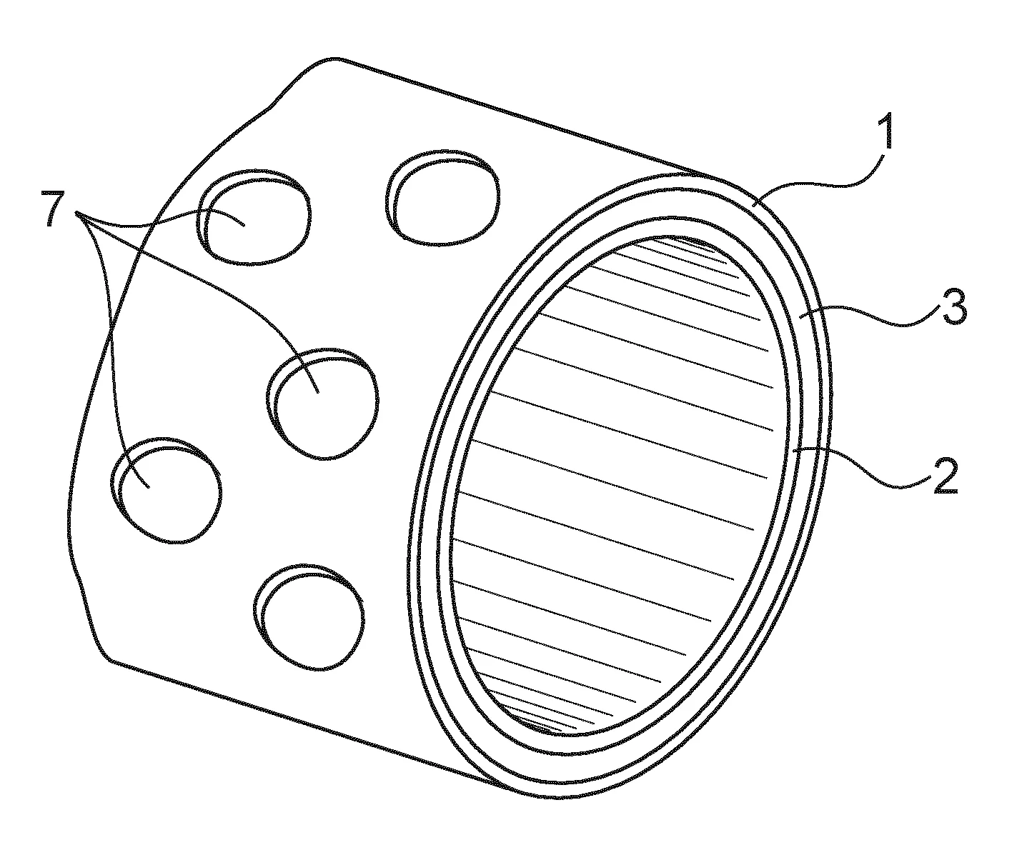 Troncon cylindrique tri-composant et prefabrique de chemisage d'une alveole de stockage souterrain de dechets radioactifs