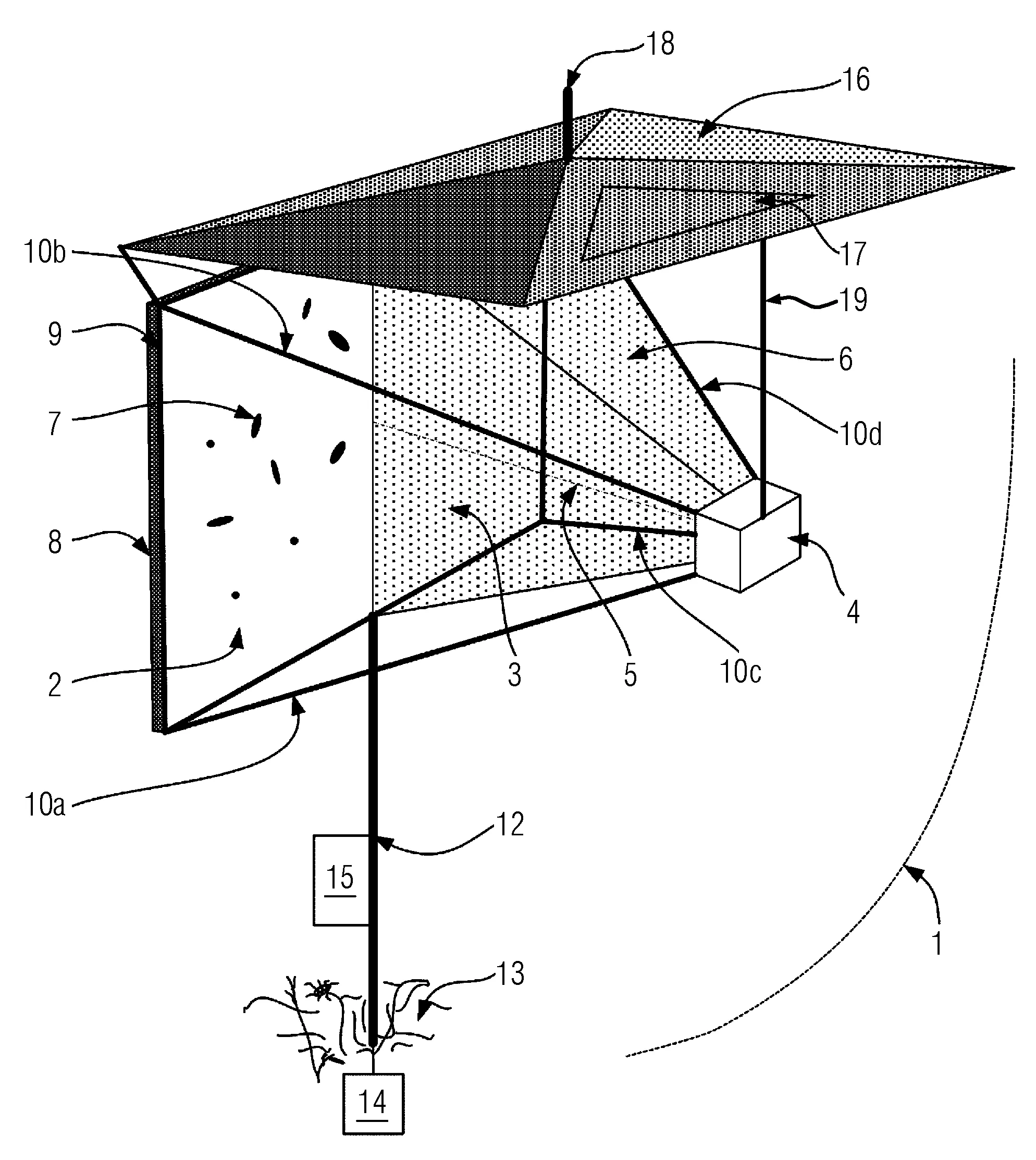 Procede et dispositif de mesure de densite d'insectes
