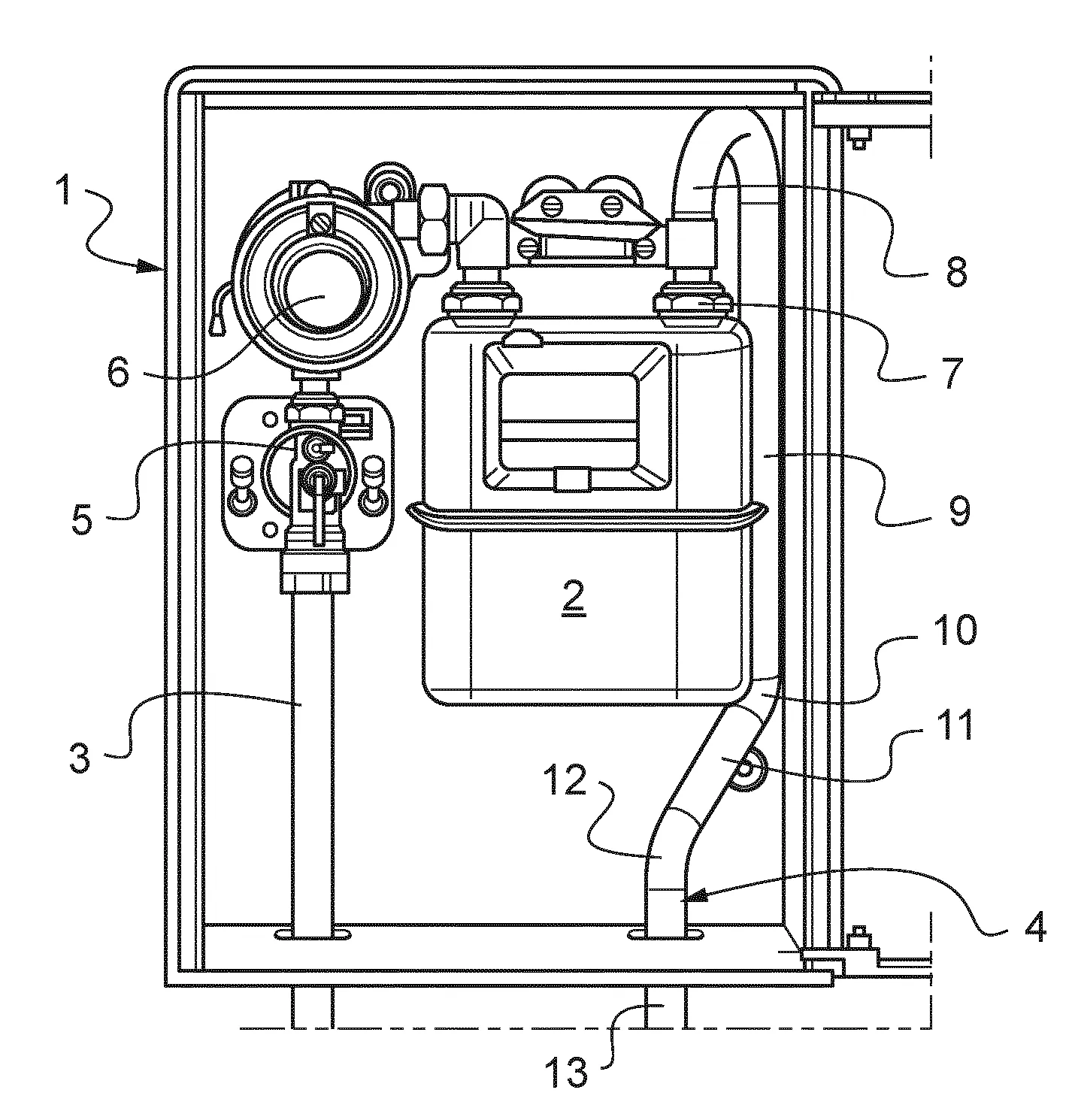 Procede de remplacement a froid d'une tubulure dans un coffret de gaz, raccord et kit correspondants.