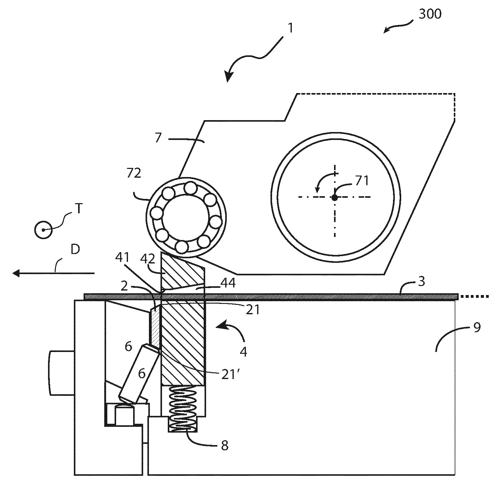 Dispositif de coupe pour tete de placement de fibres