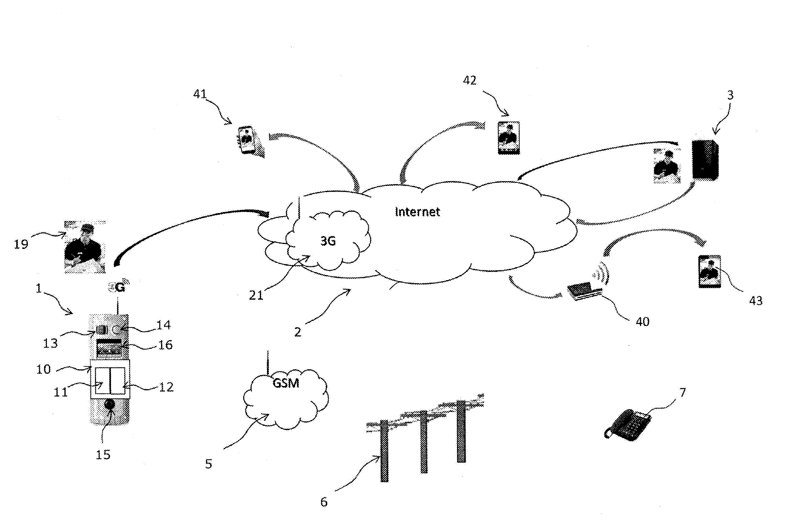 Systeme, ensemble et procede d'interphonie