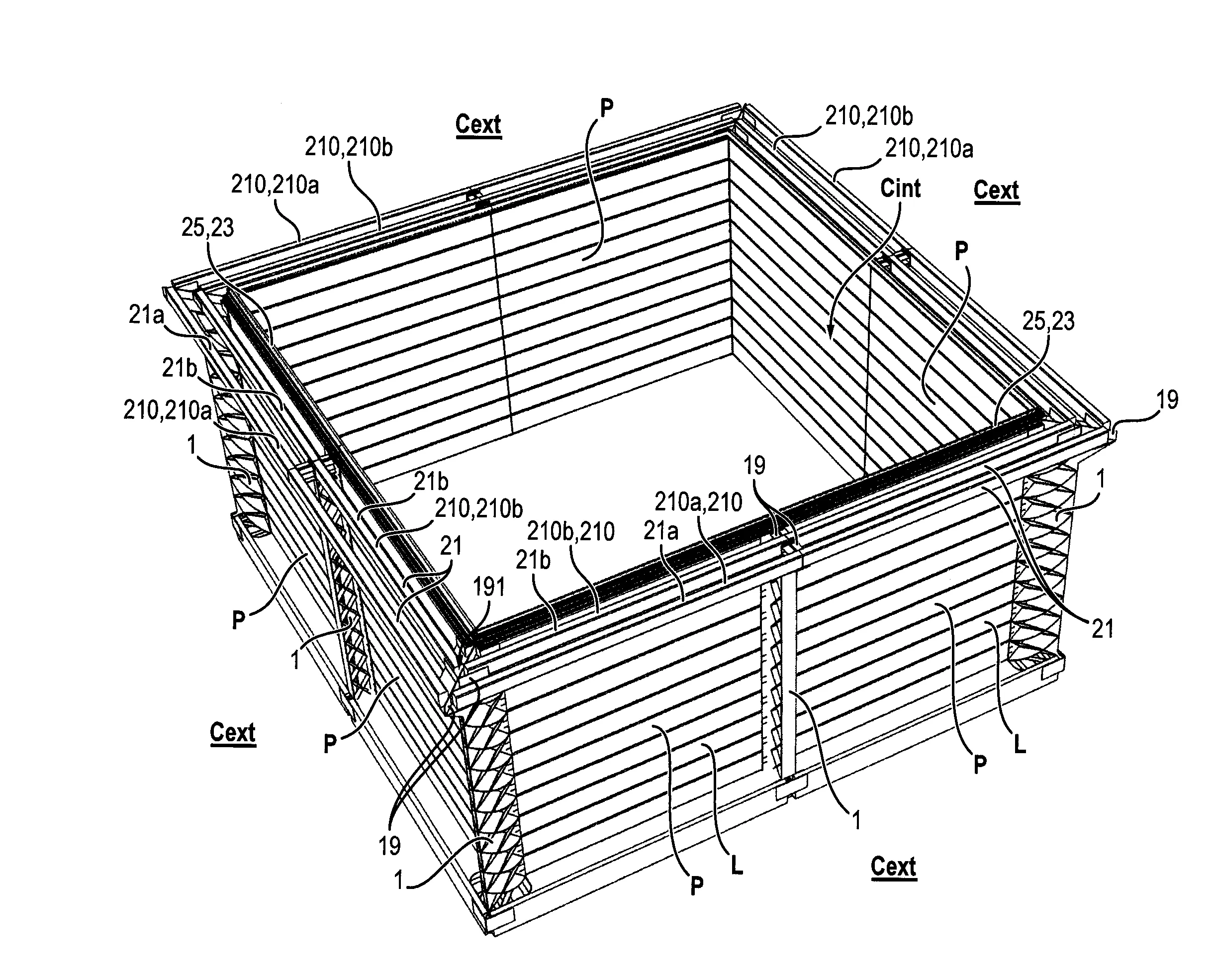 Structure de piscine
