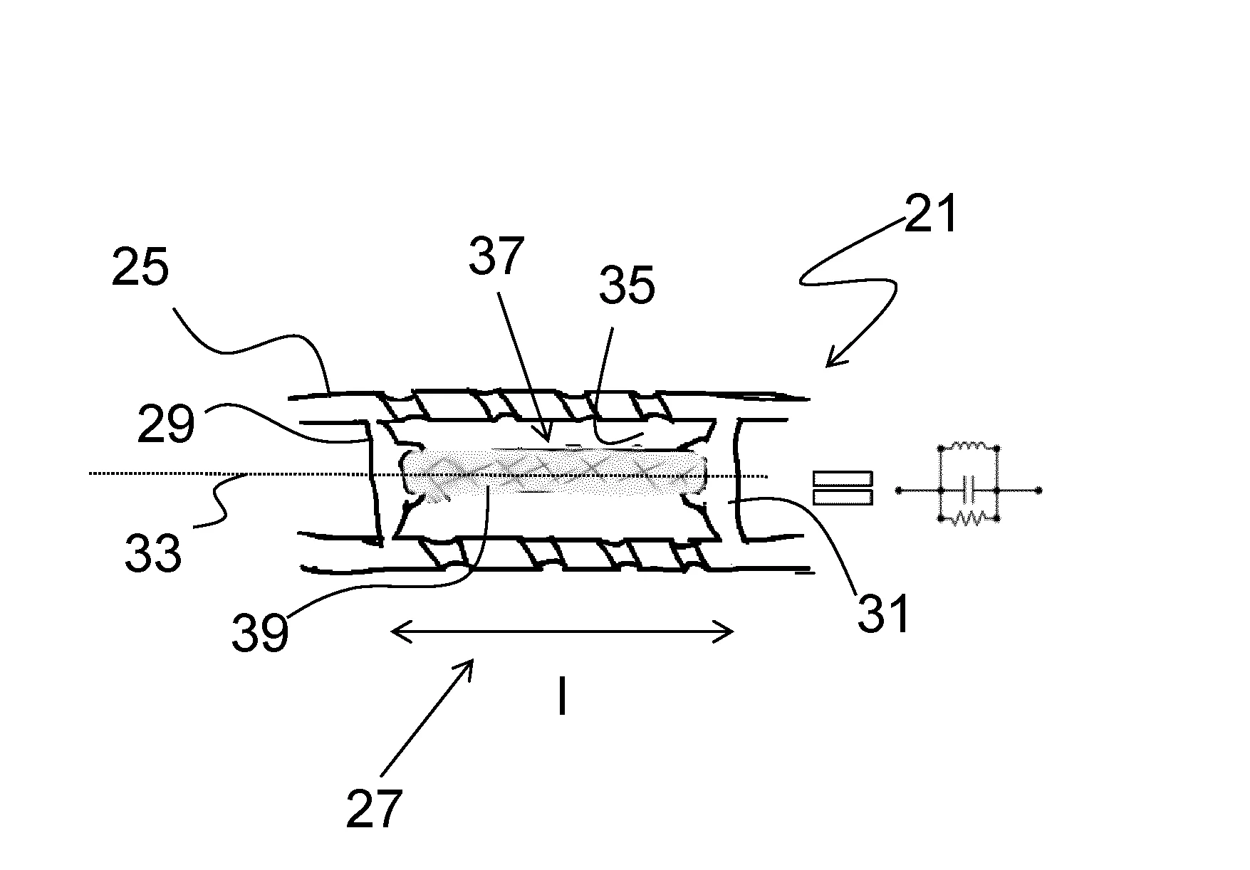 Composant de conduction attenuant des surtensions tres rapides pour poste electrique de tres haute tension