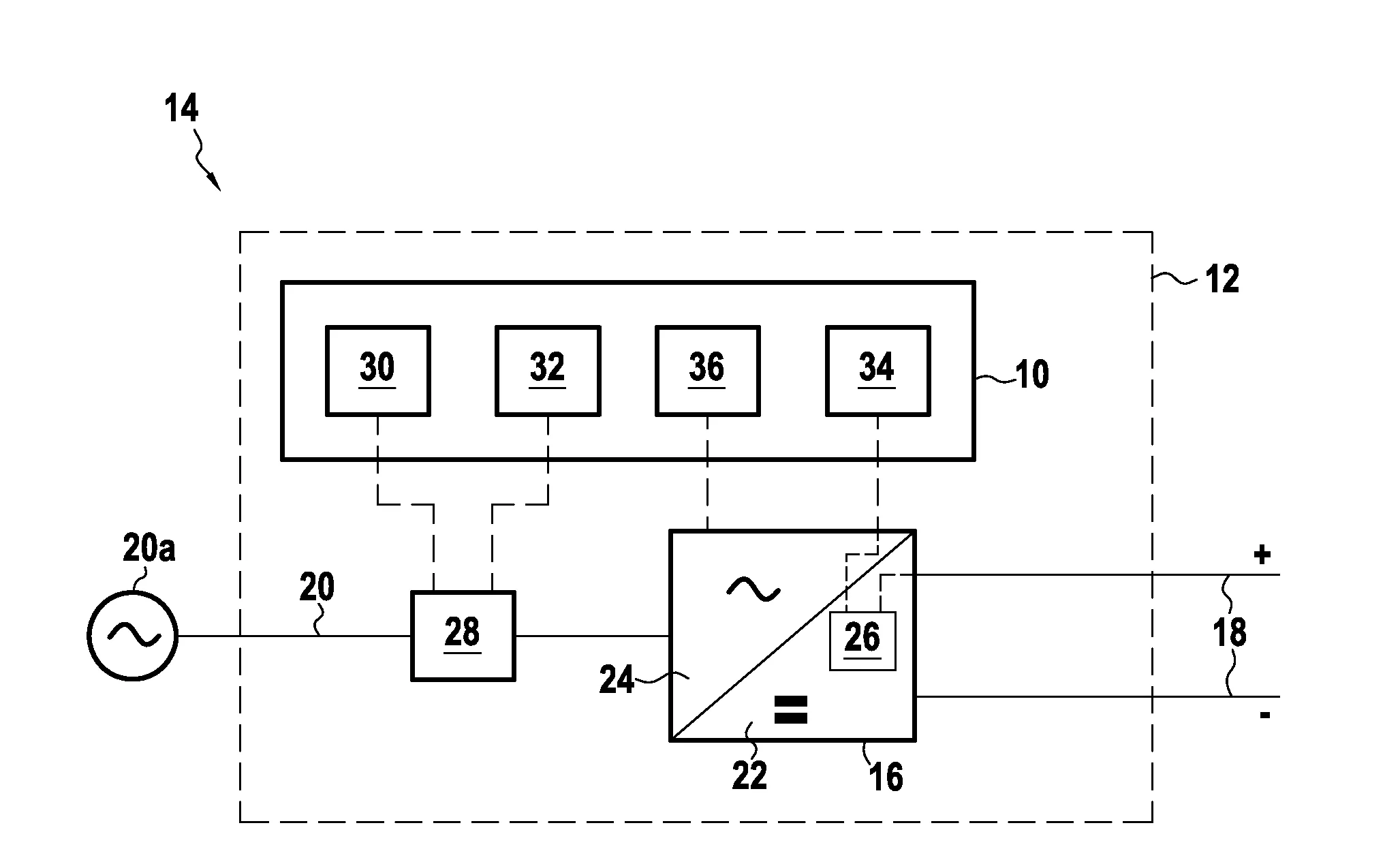 Dispositif de controle d'un terminal pour le retablissement de la puissance dans une installation