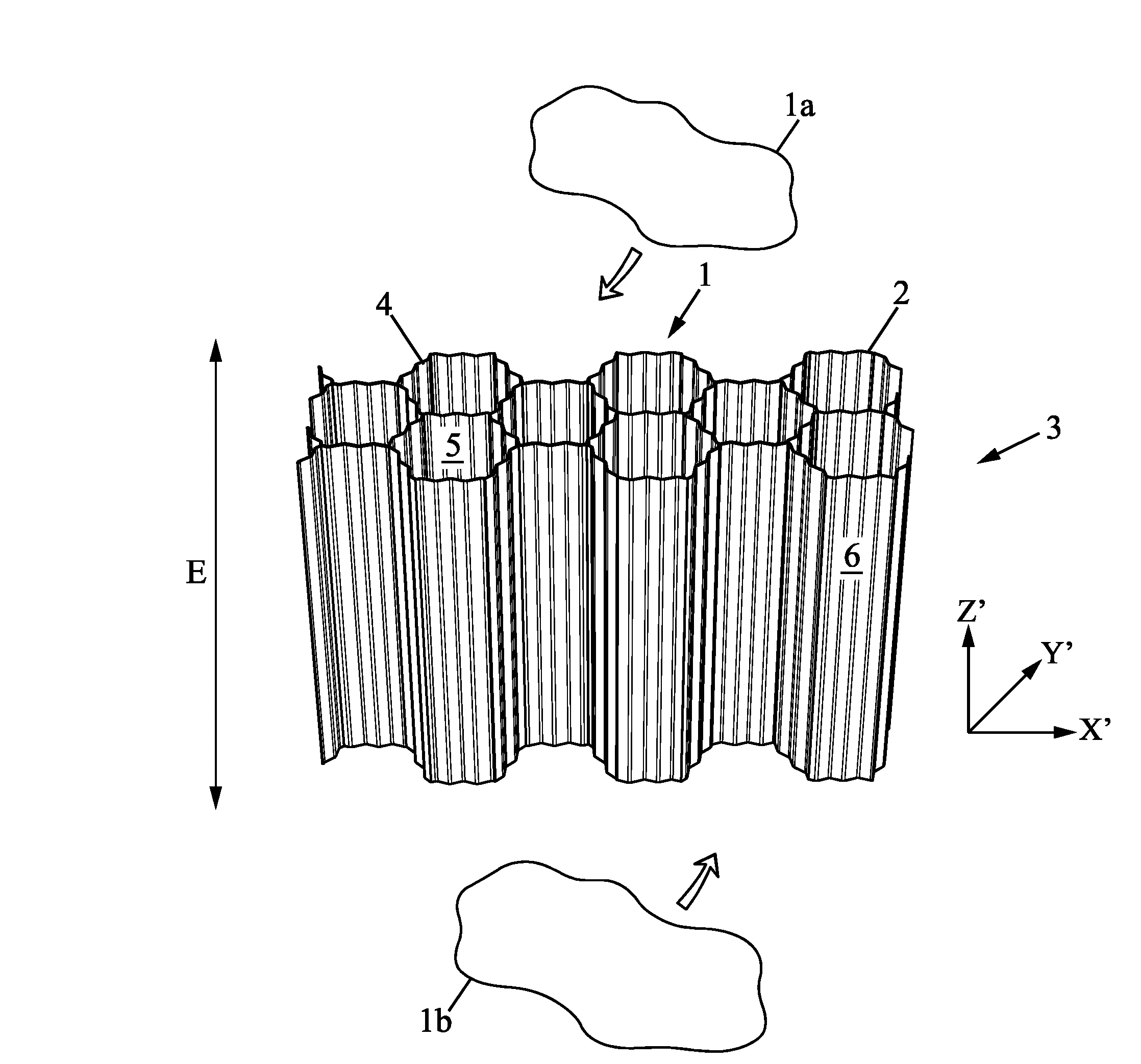 Procede de realisation d'une ame de materiau structural sandwich et ame