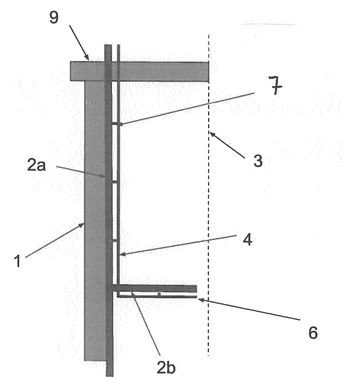 Dispositif de mesure de la temperature interne d'un tube de reformage