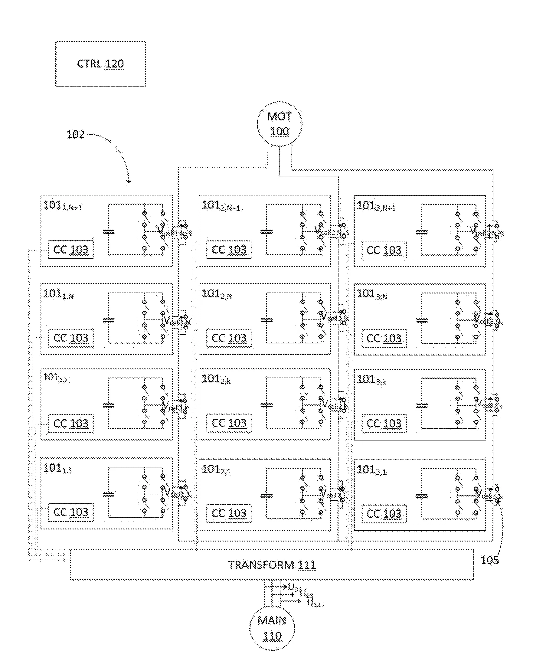 Gestion de nombre de cellules de puissance actives d’un variateur de vitesse
